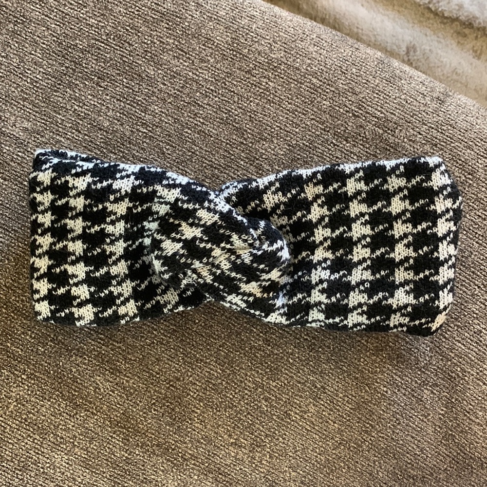 Best Beanies Houndstooth oversized turban
